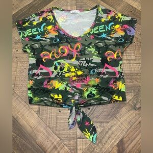 Colorful Graphic Short Sleeve Tee